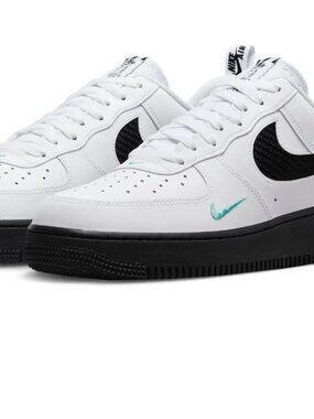 Nike Air Force 1’07 LV8 J22 White Black Washed Teal DR0155-100. Men’s Size 11